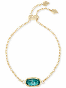  Elaina Gold Bracelet in London Blue Kendra Scott