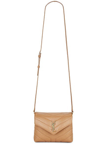  Saint Laurent Toy Loulou Bag in Natural Tan