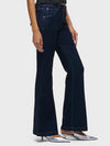 Hudson Jeans Dana High-Rise Flare with Flap in Rinse