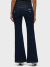 Hudson Jeans Dana High-Rise Flare with Flap in Rinse