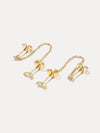 Miranda Frye Rae Earrings in Gold 