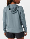 Vuori Halo Performance Hoodie Smoke Blue Heather