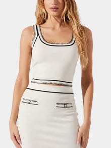  ASTR the Label Sessy Sweater Tank in White