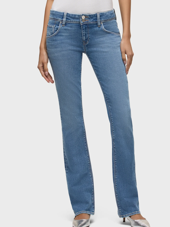 Hudson Jeans Beth Mid-Rise Baby Bootcut Jean in Luminaire