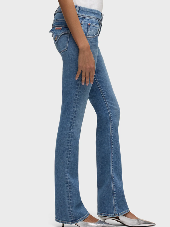 Hudson Jeans Beth Mid-Rise Baby Bootcut Jean in Luminaire