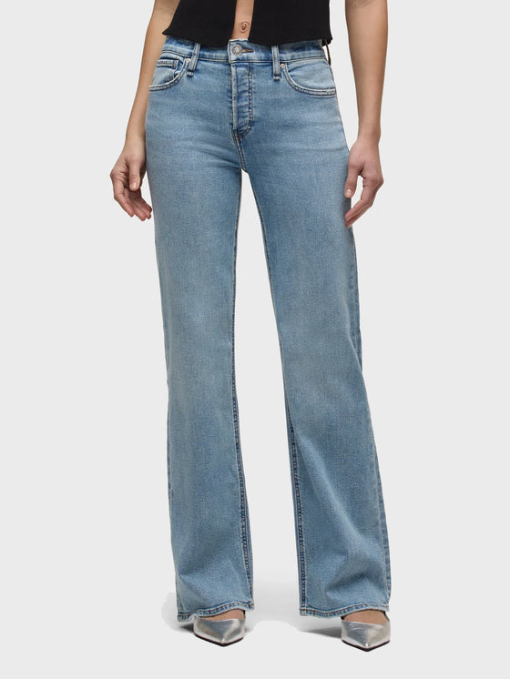 Hudson Jeans Rosie High-Rise Wide Leg in Oak