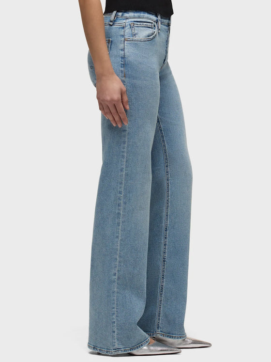 Hudson Jeans Rosie High-Rise Wide Leg in Oak