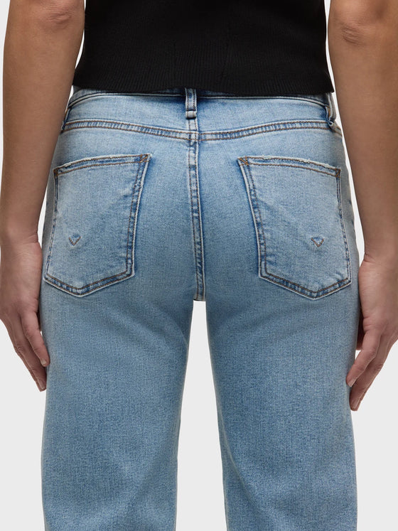 Hudson Jeans Rosie High-Rise Wide Leg in Oak