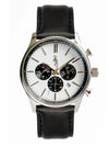 Beyond Boring White and Black Chronograph Watch