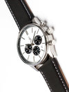 White and Black Chronograph Watch