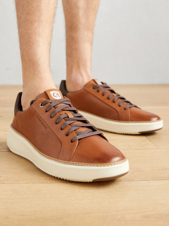 Cole Haan GrandPro Topspin Sneaker in British Tan