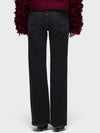 Hudson Kelli Low-Rise Loose Straight in Washed Black