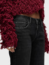 Hudson Kelli Low-Rise Loose Straight in Washed Black