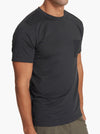 Vuori Tradewind Performance Tee in Black Heather