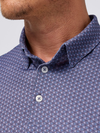 Mizzen + Main's Versa Polo in Purple Dusk Multi Circle