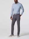 Mizzen + Main's Halyard Dress Shirt in Cloud Blue Peter Gingham