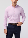 Mizzen + Main's Leeward Dress Shirt in Pink Salt Straton Check