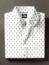 Faherty Brand Short Sleeve Movement Shirt in Ivory Coastal Palms