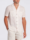 Criquet The Desi Shirt in Chambray Dobby-Natural