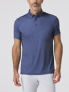 Mizzen + Main Versa Polo in Coastal Fjord Circle Texture