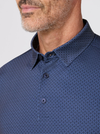 Mizzen + Main Versa Polo in Coastal Fjord Circle Texture