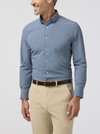 Leeward Dress Shirt in Dark Teal Sam Plaid