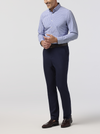 Mizzen + Main's Leeward Dress Shirt in Cobalt Denis Plaid
