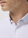 Leeward Dress Shirt in Passion Purple Multi Diamond