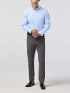 Mizzen + Main's Leeward Dress Shirt in Cloud Blue Micro Dot