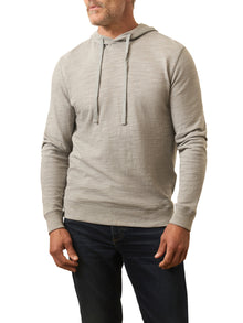  Faherty Brand Sunwashed Slub Hoodie in Lake Shore Grey