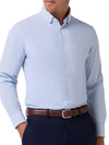 Mizzen + Main's Leeward Dress Shirt in Midnight Navy Filbert Plaid
