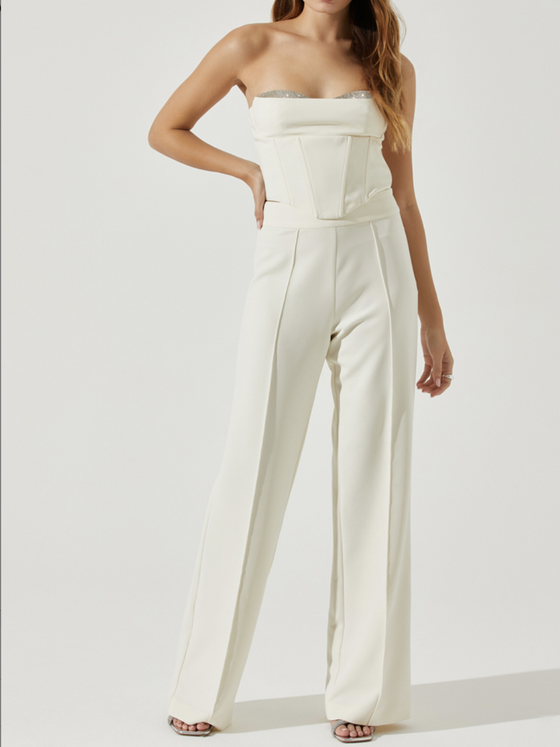 ASTR the Label Madison Pants in Ivory