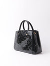 Louis Vuitton Vernis Montaigne MM Bag in Black vintage