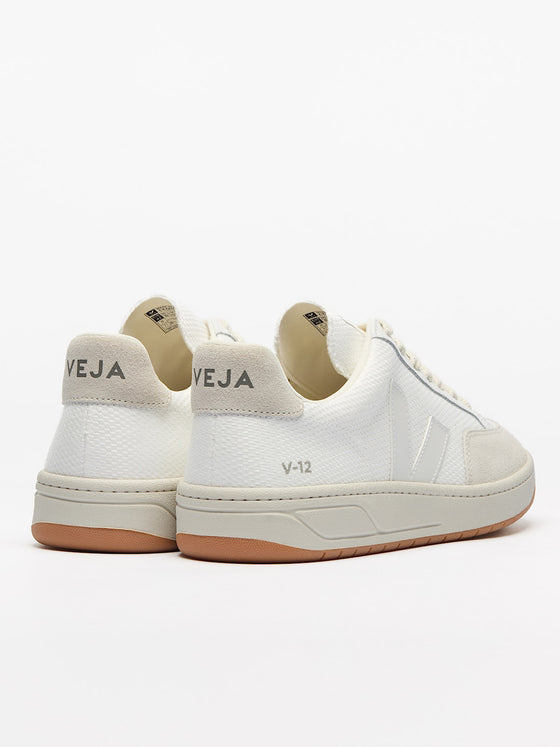 Veja V-12 B-Mesh White Natural