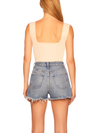 Susana Monaco Wide Strap Tank Top in Blanched Almond