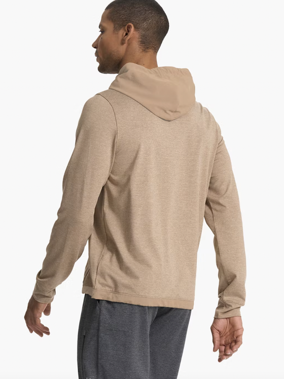 Sunday Element Hoodie in Camel Heather from Vuori