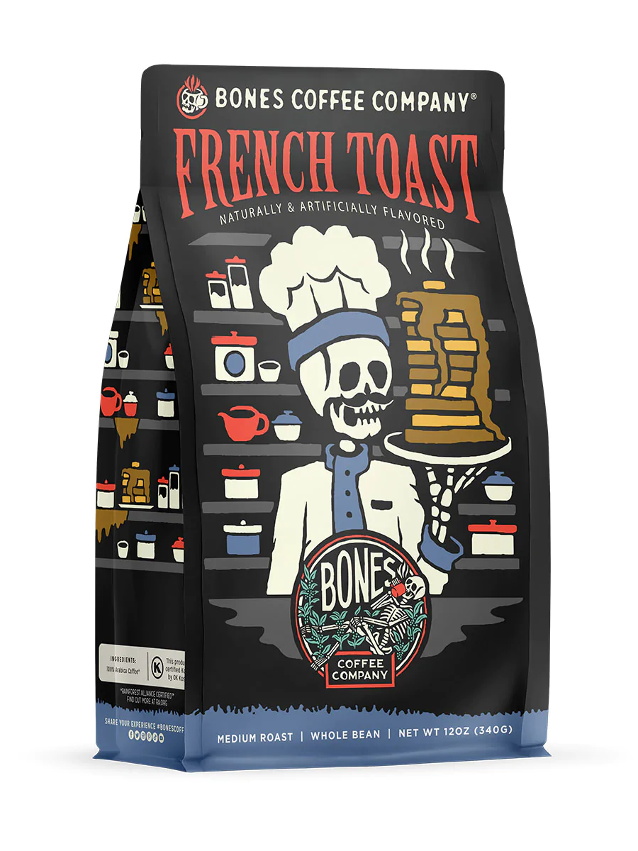 French Toast Coffee | Shop Bones Coffee | J. Longs | Mankato, MN