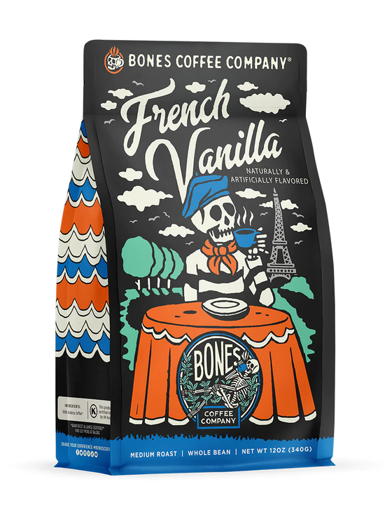 Bones Coffee French Vanilla Coffee